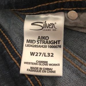 Silver Aiko 27x32 Jeans
